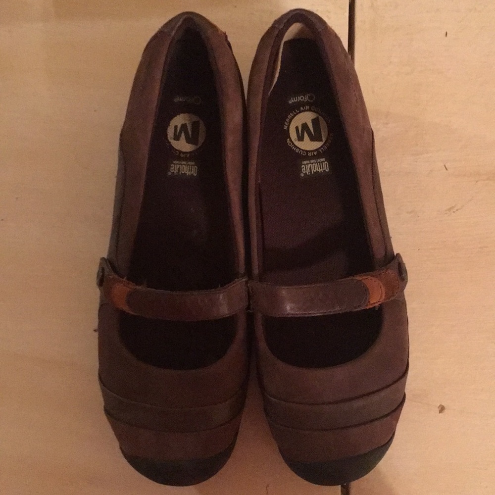 Merrell Ortholite Suede Mary Jane